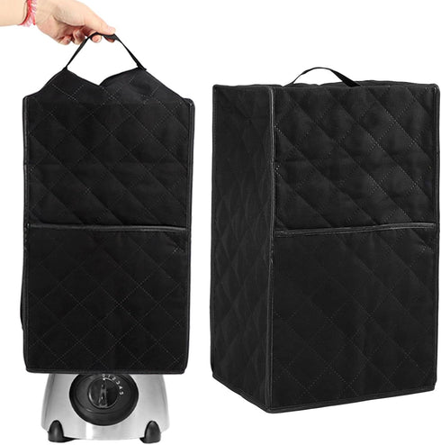 Blender Dust Cover, Kitchen Blender Cover with Accessory Pocket and Handle, Anti Fingerprint Dust Proof Cover