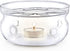 Teabloom Celebration Teapot Warmer, Standard Size 5-inch Diameter Heatproof Borosilicate Glass Tea Warmer