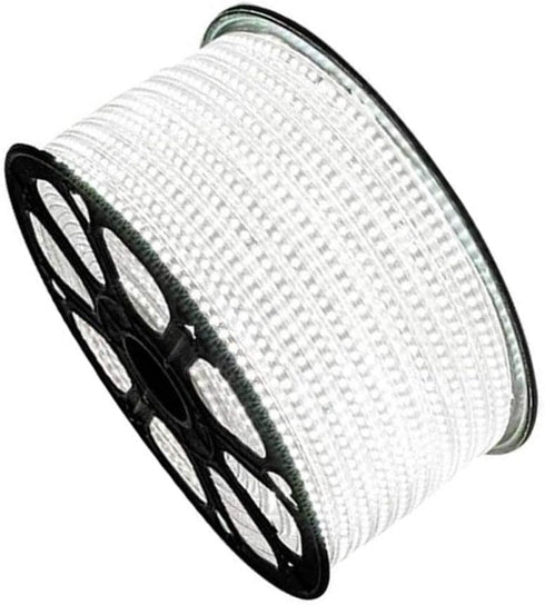 XUNATA LED Strip Lights, 110V SMD 5050 Waterproof Flexible Rope Tape Light, 1m Cool White for Garden Decor
