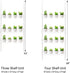 3-Tier Sumerflos Acrylic Window Boxes Plant Shelves for Windows, Acrylic Hanging Window Plant Shelves, Indoor Windows
