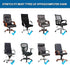 WOMACO Office Chair Covers - Stretch Printed Computer Chair Slipover - Universal Floral Boss Chair Protector - High