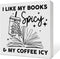 coimiao Book Lover Desk Decor, Reader Librarian Bookworm Bookish Decoration for Home Bedroom