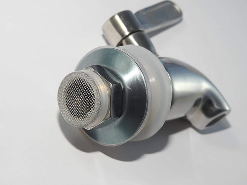 Stainless Steel Replacement for Beverage Dispenser with Screen Filter, Works with Ice Tea, Kombucha, Lemonade, and