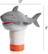 XY-WQ Chlorine Floater, Floating Pool Chlorine Dispenser (Shark) for 1 and 3 Inch Tablets for Pools and Spas