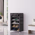 5 Closet Calmootey Tier Shoe Rack Organizer,Portable Shoe Shelf with Nonwoven Fabric Cover