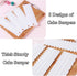 4 Pcs/set Plastic Cake Scraper Decorating Tools, Sawtooth Comb, Mousse Butter Cream Icing Smoother for DIY Baking