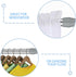 AIZESI Spring Tension Curtain Rod - Short Tension Rod (Silver, 12"-20", 1 Pcs)