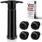 Wine Saver Pump with 4 Vacuum Stoppers, Leak Proof Wine Bottle Stoppers for All Standard Bottles