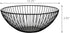 Wire Fruit Basket Fruit Bowl Kitchen Fruit Basket Stand Fruit Bowls for the Counters Metal Fruit Bowl(Low Black)