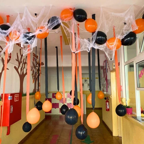 Premium Black Crepe Paper Streamer, 81 ft, 1 Pc, Perfect for Events