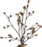 Anyumir 3Pcs Realistic Faux Berry Stems for Tall Vases, 35.4 Inch Bendable Brown