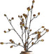 Anyumir 3Pcs Realistic Faux Berry Stems for Tall Vases, 35.4 Inch Bendable Brown
