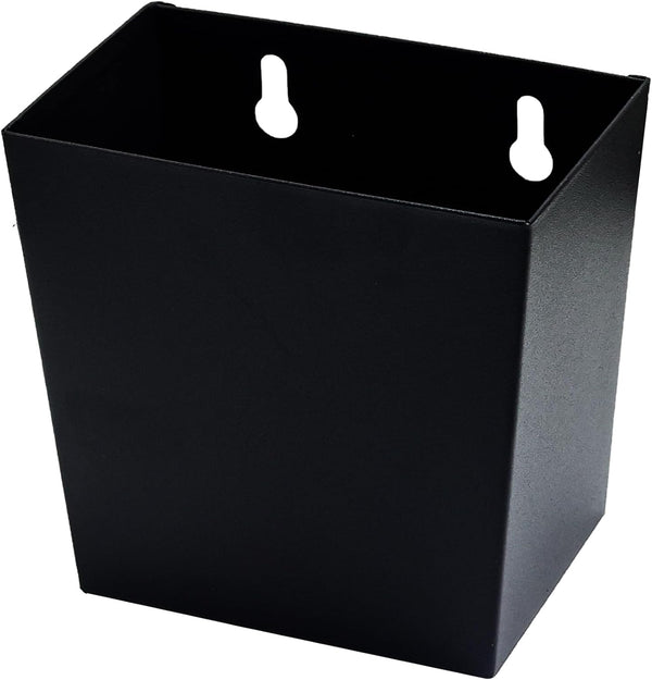 Black Bottle Cap Catcher Wall Mounted Beer Top Bucket with Drained Holes