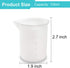 Coopay 12 PCS 100 ml Silicone Measuring Cups for Resin, Non-Stick Mixing Cups with Precise Scale for DIY Craft