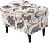 KRFOONN Stretch Ottoman Cover Slipcovers Rectangle Fit Length 39"-47" Footrest Stool Covers