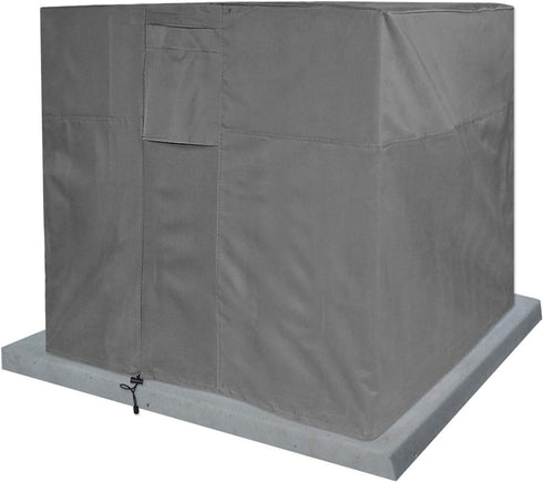 KHOMO GEAR Waterproof Heavy Duty Outdoor Air Conditioning Cover, Grey, AC Protector for Outside Units