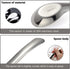 Set of 6 Stainless Steel Soup Spoons, Mirror Polished Chinese Dinner Spoons for Bouillon, Dessert, and Cereal