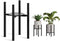 Adjustable Metal Plant Stand Indoor, Mid Century Modern Outdoor Planter Holder for