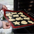 2 Pcs Silicone Mat, Microperforated Fiberglass Silicone Mat Odourless Baking Pan Mat Strong Heat Resistance Oven or Pan Liner Baking Pastry Tool by Zerodis