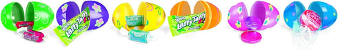 24 Pack Fun Express Candy Filled Easter Eggs Bulk - Pre-Filled Plastic Eggs with Assorted Sweet Treats for Easter Egg