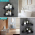 2-Tier Hoomtaook Adhesive Corner Shelf Bathroom Shower Caddy Organizer for Kitchen Toilet No Drilling Bathroom Corner