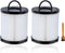Podoy DCF-21 Vacuum Filter - Compatible with Eureka Airspeed AS1000, Pack of 2 Washable Reusable Vacuum Filter