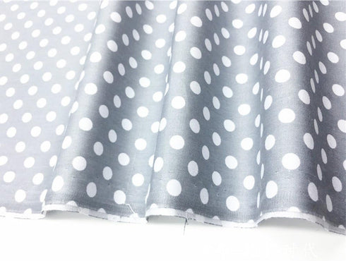 TAOSON 100% Cotton 300 Thread Count Body Pillow Cover with Zippers - Dark Gray/Grey & White Dot, 21"x54"