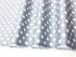 TAOSON 100% Cotton 300 Thread Count Body Pillow Cover with Zippers - Dark Gray/Grey & White Dot, 21"x54"
