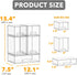 Countertop, 5 Pack, 2S2M1L, 15.4" SpaceAid Bottle Storage Organizer Baby - Acrylic Bottles Station Organizer Container