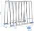 IDEATECH Bags Rack, Stainless Steel Drying Rack for Bags, Desktop Storage Organizer, Kitchen Storage (Silver)