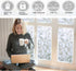 Bloss Privacy Window Film, 3D Diamond Decorative Cling for Home Office Privacy/Decoration, 35.4"x 78.7"