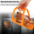 Silicone Turkey Lifter for Roasting Pan, Orange for Turkey and Chicken Barbecue