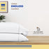 THREAD SPREAD 100% Pure Egyptian Cotton Pillow Cases - 600 Thread Count, Queen/Standard Size Set of 2, White