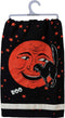 Primitives by Kathy Retro-Inspired Halloween Dish Towel, 28 x 28-Inch, Boo Design