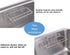 Sink Caddy Sponge Holder for Kitchen Sink, SUS304 Stainless Steel, 2 Suspension Options, Silver