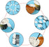 100pcs Disposable Plastic Shovel Shape Spoon, Cute Dessert Stick Party Cutlery
