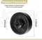 2 Pack Upgraded Replacement Wheel for Ryobi Cordless Stick Vacuum 18v One+ Hp & 18v One+ PCL720K, PBLSV716K, Replacement Cordless Vacuum Cleaner Wheels
