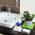 2PCS Premium Silicone Soap Dish Holder for Shower Bathroom Kitchen Sinks, Non-Slip Design, Easy Cleaning (White, Gray)