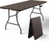 6ft Folding Table, Foldable Picnic Table Portable Table for Indoor Outdoor Use
