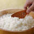 Honbay 2PCS Wooden Rice Paddle, Cute Fish Shaped Rice Spoon for Cooking Rice, Potato Salads, Desserts (2 Color)