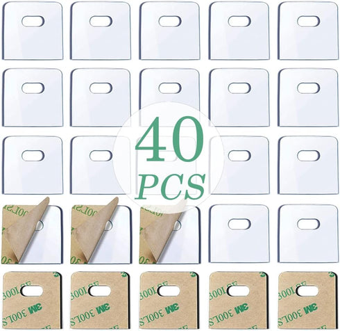 Vertical Blind Repair Tabs Kit for Vertical Blinds Replacement Slats (40pcs)