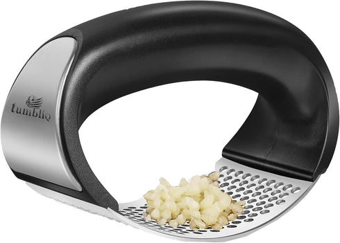 tumbliQ Discover the Best Garlic Press Rocker - Heavy Duty, Stainless Steel, Ergonomic, and Unique Designs