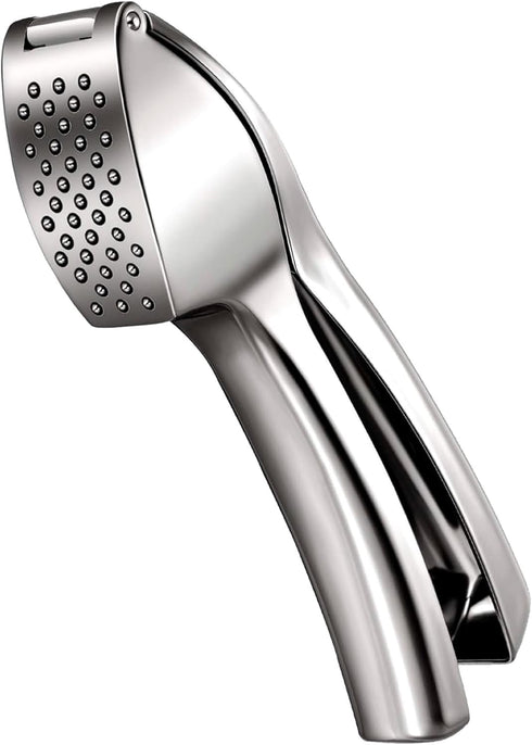 IMKRC Heavy Duty Garlic Press, Zinc Alloy Garlic Crusher & Mincer, Easy Squeeze Garlic Press Tool with Ergonomic