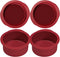 4 Inch Silicone Round Cake Pans Set of 4, Non-stick Mini Cake Pans for Layer Cake, Cheese Cake, Chocolate Cake