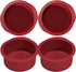 4 Inch Silicone Round Cake Pans Set of 4, Non-stick Mini Cake Pans for Layer Cake, Cheese Cake, Chocolate Cake