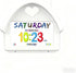 Sinoviwe 4.3'' Countdown Kids Alarm Clock with HD Digital Screen, Calendar Ambient Lighting White Noise Remote Control