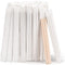 MFJUNS 200pcs Individually Wrapped Coffee Stirrers Wood - 5.5" Coffee Stir Sticks, Round