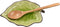 Green Leaf Shape Spoon Rest - Ceramic Spoon Holder for Stove Top, Farmhouse Decor with Wooden Spoon, 5.1 W x 7.5 L