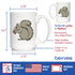 Squirrel Coffee Mug - Large 15oz White Ceramic Mug - Squirrel Gifts and Decor for Squirrel Lovers
