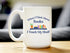 When I Think About Books I Touch My Shelf Coffee Mug - Funny Book Club Gifts for Readers - Large 15oz White Ceramic Mug